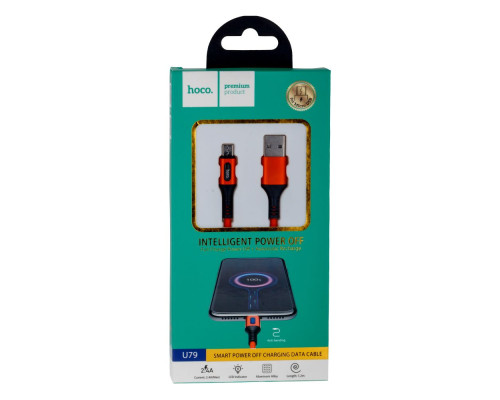 Кабель USB Hoco U79 Admirable Micro 2.4A Колір Червоний 6931474724281