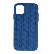 Чохол Silicone Knitted для iPhone 11 Copy Колір 1, Blue