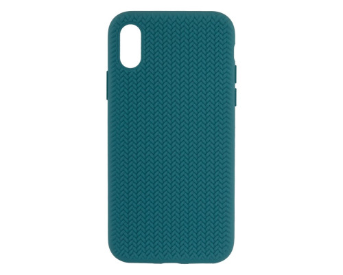 Чохол Silicone Knitted для iPhone X/Xs Copy Колір 4, Black