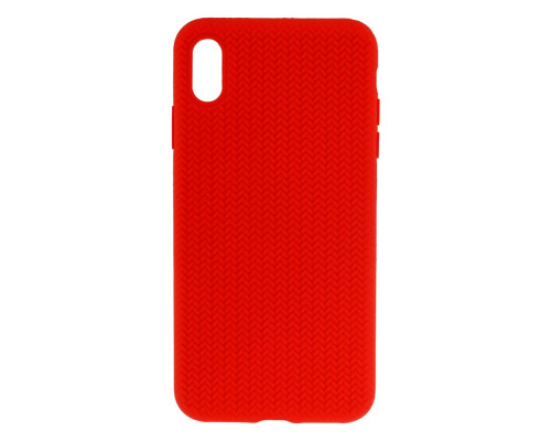 Чохол Silicone Knitted для iPhone Xs Max Copy Колір 6, Red