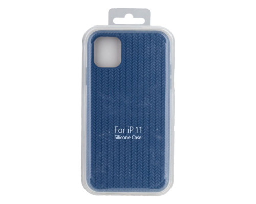 Чохол Silicone Knitted для iPhone 11 Copy Колір 1, Blue