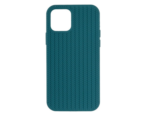 Чохол Silicone Knitted для iPhone 12/12 Pro Copy Колір 4, Black