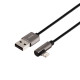 Кабель Baseus USB to iP 2.4A CALCS Колір Чорний. 01