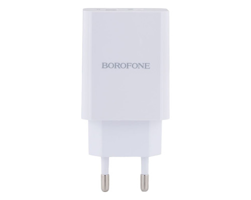 Мережевий Зарядний Пристрій Borofone BA56A PD 20W + QC3.0 Колір Бiлий 6931474745156