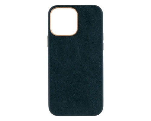 Чохол Leather Case Gold Buttons для iPhone 13 Pro Max Колір 4, Forest Green 2020000262824