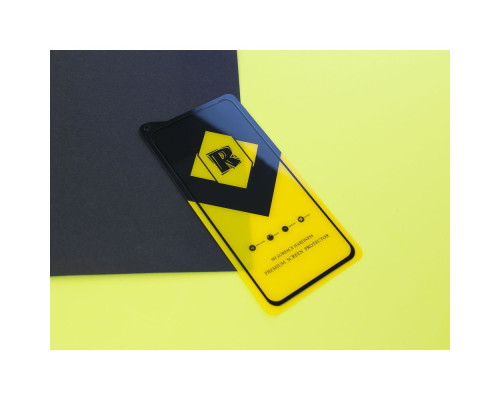 Захисне скло R Yellow Premium for Apple Iphone 6 / 6s Колір Чорний