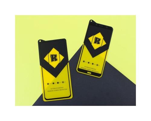 Захисне скло R Yellow Premium for Apple Iphone 6 / 6s Колір Чорний