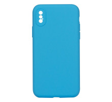 Чохол Silicone Case Full Camera no logo для iPhone X/Xs Колір 16, Blue 2020000293767