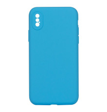 Чохол Silicone Case Full Camera no logo для iPhone X/Xs Колір 16, Blue 2020000293767