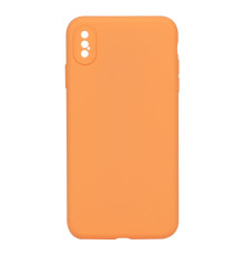 Чохол Silicone Case Full Camera no logo для iPhone Xs Max Колір 49, Papaya 2020000293910