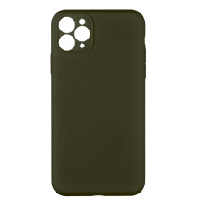 Чохол Silicone Case Full Camera no logo для iPhone 11 Pro Max Колір 45, Army green 2020000291367