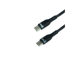 Кабель USB Remax RC-174c Sury 2 PD 100W Type-C to Type-C Колір Чорний 6954851209270