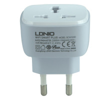 Смарт Розетка WiFI Smart Power Plug LDNIO SCW1050 Колір Білий 2020000312086