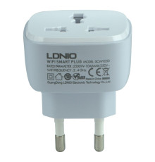 Смарт Розетка WiFI Smart Power Plug LDNIO SCW1050 Колір Білий 2020000312086