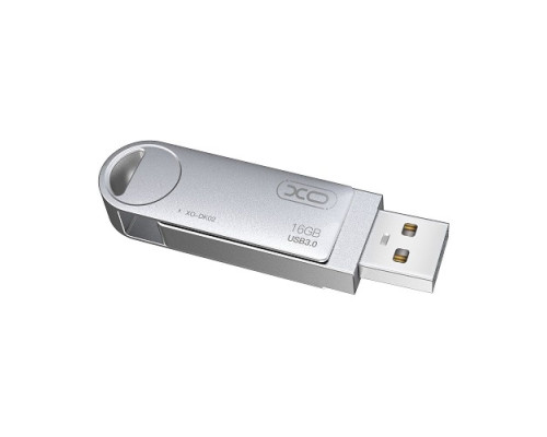 USB флеш-накопичувач XO DK02 USB3.0 128GB Колір Сталевий