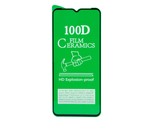 Захисне скло Film Ceramic for Samsung A13 без упаковки Колір Чорний 2020000312383