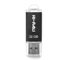 USB флеш-накопичувач Hi-Rali Rocket 32gb Колір Чорний 1931472584165