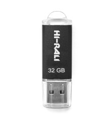 USB флеш-накопичувач Hi-Rali Rocket 32gb Колір Чорний 1931472584165