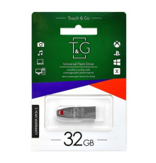 USB флеш-накопичувач T&G 32gb Chrome 115 Колір Сталевий