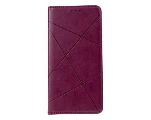 Чехол-книжка Business Leather для Xiaomi Poco X4/Redmi Note 11 Колір Bordo 2020000319658