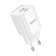 Мережевий Зарядний Пристрій Hoco C149A 1USB/1USB-C PD/QC 30W Колір Бiлий 6942007630337 ma35295_3345686