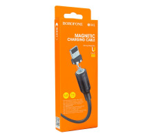 Кабель USB Borofone BX41 Amiable magnetic Lightning Колір Чорний