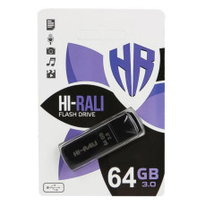 USB флеш-накопичувач Hi-Rali Taga 64gb Колір Чорний