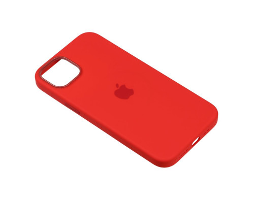 Чохол Silicone Case with MagSafe для iPhone 14 Plus Колір 04.Red
