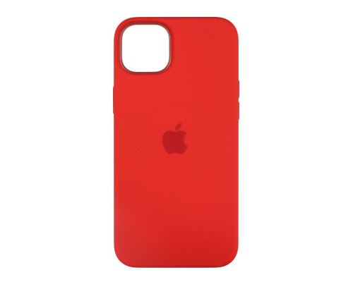 Чохол Silicone Case with MagSafe для iPhone 14 Plus Колір 04.Red