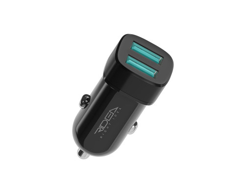 Автомобільний Зарядний Пристрій Ridea RCC-21012 Grand 2USB 2.4 A Колір Чорний 6902013730230
