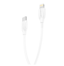 Кабель USB Borofone BX19 Type-C to Lightning 20W 2m Колір Бiлий 6931474752031