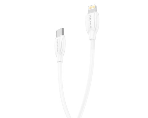 Кабель USB Borofone BX19 Type-C to Lightning 20W 2m Колір Бiлий 6931474752031