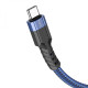 Кабель USB Hoco U110 Type-C 1.2m Колір Чорний