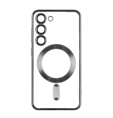 Чохол TPU Metallic Full Camera with Magsafe для Samsung Galaxy S21 FE (G990) Колір Black 2020000343356