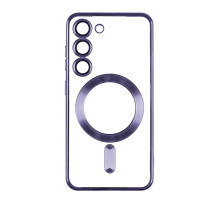 Чохол TPU Metallic Full Camera with Magsafe для Samsung Galaxy S23 (S911) Колір Dark Purple 2020000343172