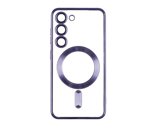 Чохол TPU Metallic Full Camera with Magsafe для Samsung Galaxy S23 (S911) Колір Dark Purple 2020000343172