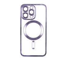 Чохол TPU Metallic Full Camera with Magsafe для Iphone 12 Pro Max Колір Purple 2020000342717