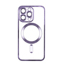 Чохол TPU Metallic Full Camera with Magsafe для Iphone 12 Pro Max Колір Purple 2020000342717