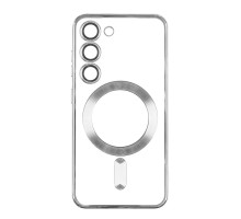 Чохол TPU Metallic Full Camera with Magsafe для Samsung Galaxy S21 Plus (G996) Колір Silver 2020000343493