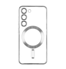 Чохол TPU Metallic Full Camera with Magsafe для Samsung Galaxy S21 Plus (G996) Колір Silver 2020000343493