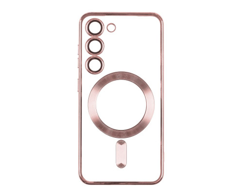 Чохол TPU Metallic Full Camera with Magsafe для Samsung Galaxy S23 Plus (S916) Колір Rose Gold 2020000343110