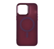 Чохол TPU+PC Space Magnetic Color with Magsafe для iPhone 14 Колір Bordo 2020000341079