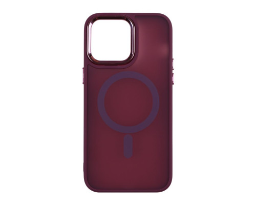 Чохол TPU+PC Space Magnetic Color with Magsafe для iPhone 14 Колір Bordo 2020000341079