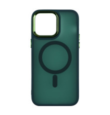 Чохол TPU+PC Color Chrome with Magsafe для iPhone 13 Pro М'ята упаковка Колір Green