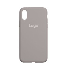 Чохол Silicone Case Full Size (AA) для iPhone Xs Max Колір 23.Pebble 2020000150459