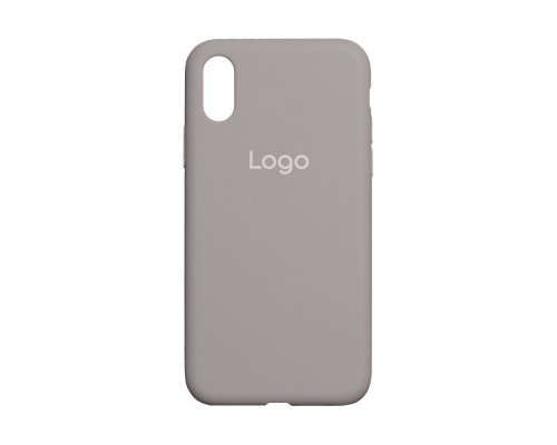 Чохол Silicone Case Full Size (AA) для iPhone Xs Max Колір 23.Pebble 2020000150459