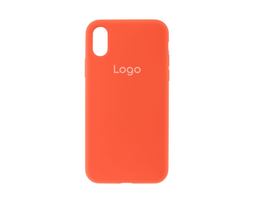 Чохол Silicone Case Full Size (AA) для iPhone X/Xs Колір 49.Papaya 2020000150701