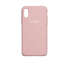 Чохол Silicone Case Full Size (AA) для iPhone X/Xs Колір 12.Pink 2020000149248