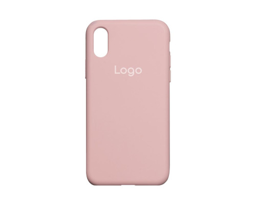 Чохол Silicone Case Full Size (AA) для iPhone X/Xs Колір 12.Pink 2020000149248