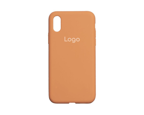 Чохол Silicone Case Full Size (AA) для iPhone X/Xs Колір 49.Papaya 2020000150701